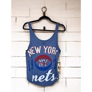 New Vintage-Style NY Nets Tank by Hardwood Classics -Small